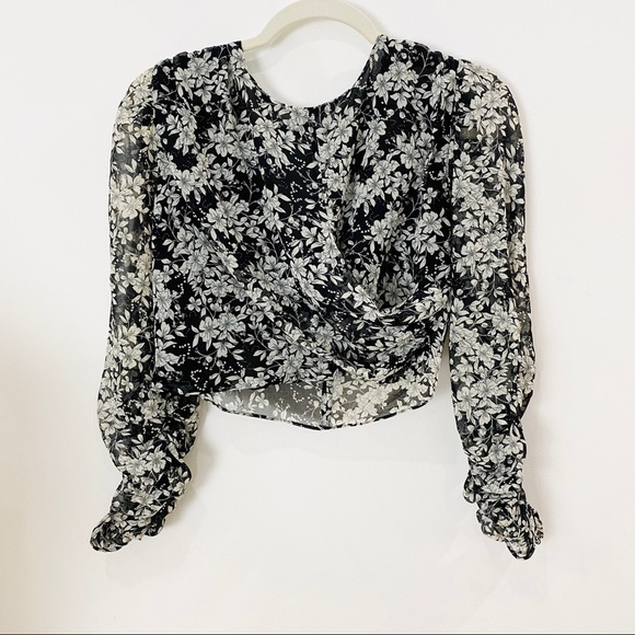 NEW Zara floral crop top - Picture 1 of 6